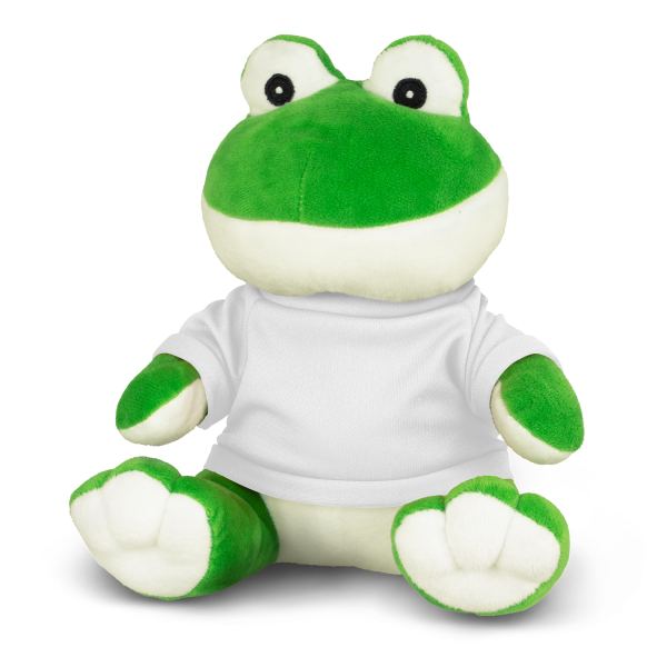Frog Plush Toy — White