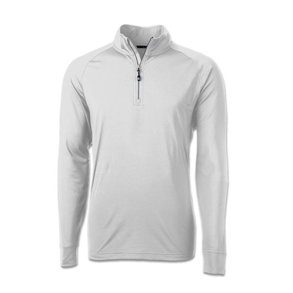 Cutter & Buck Adapt Mens Half Zip — White