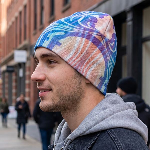 Commando Custom Full Colour Beanie — Feature