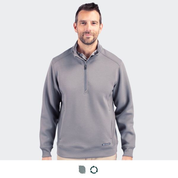 Cutter & Buck Roam Mens Half Zip Jacket — Impact Aware