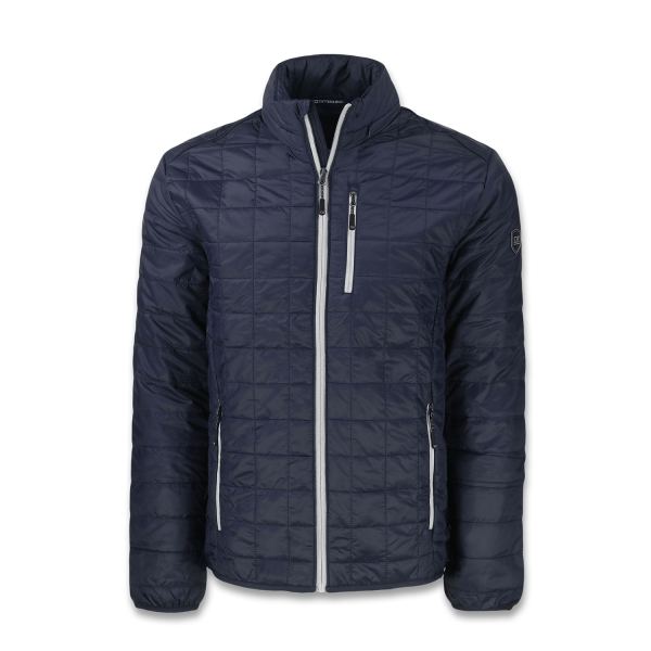 Cutter & Buck Rainier Mens Jacket — Navy/Silver