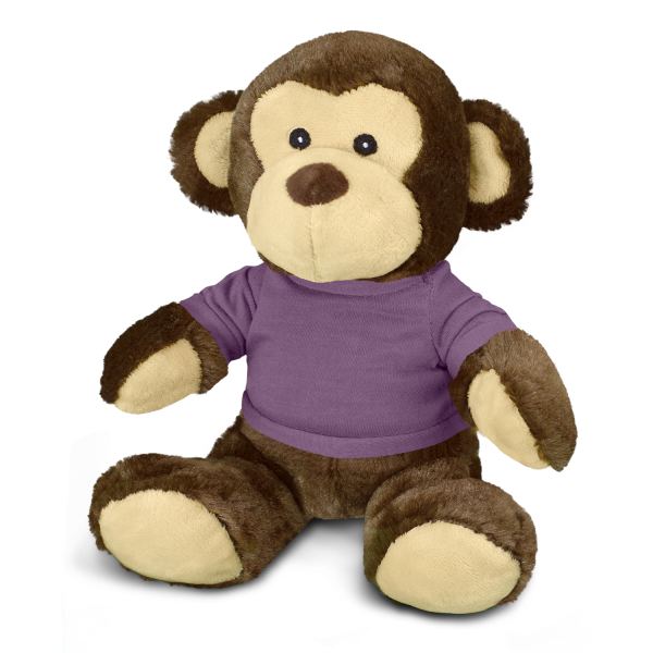 Monkey Plush Toy — Purple