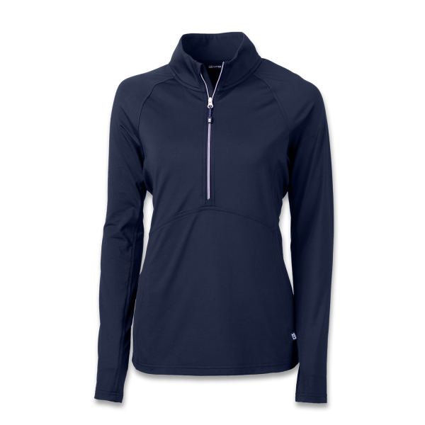Cutter & Buck Adapt Womens Half Zip — Navy Blue