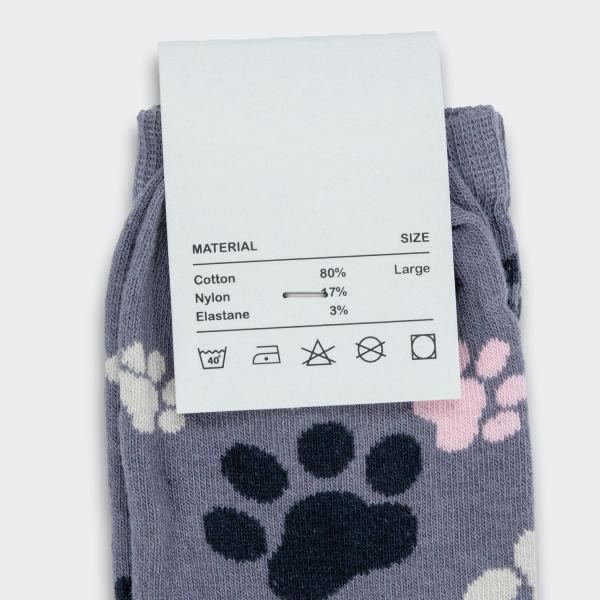 Jolly Knitted Kids Socks — Custom Card Back