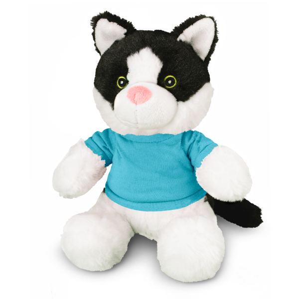 Cat Plush Toy — Light Blue