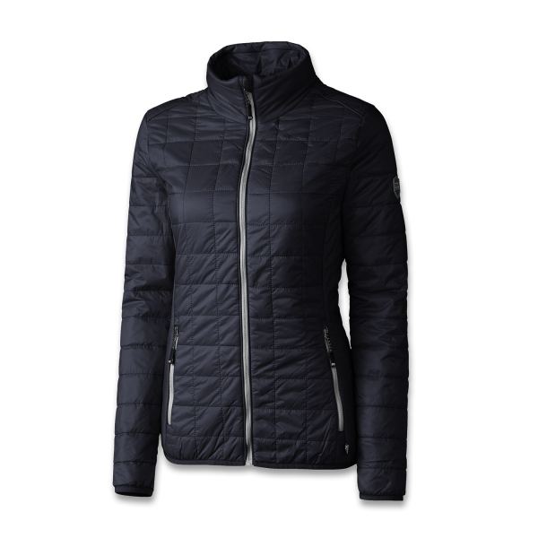 Cutter & Buck Rainier Womens Jacket — Navy/Silver