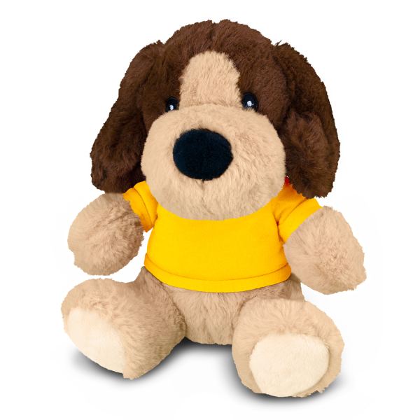 Dog Plush Toy — Yellow