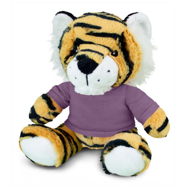 Tiger Plush Toy — Purple
