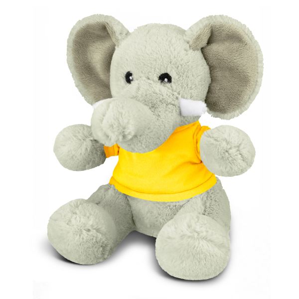 Elephant Plush Toy — Yellow
