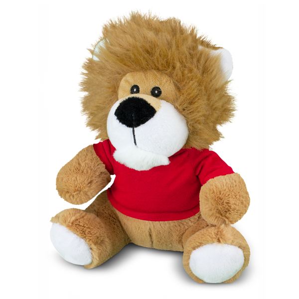 Lion Plush Toy — Red
