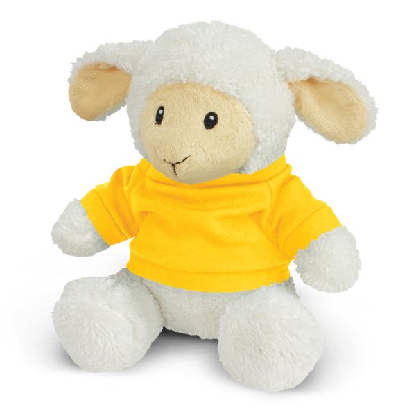 Lamb Plush Toy — Yellow