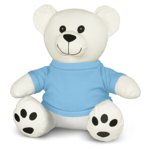 Cotton Bear Plush Toy — Light Blue