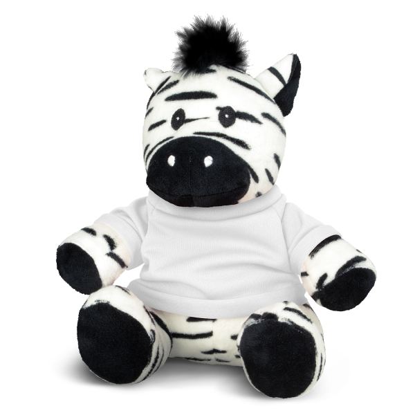 Zebra Plush Toy — White