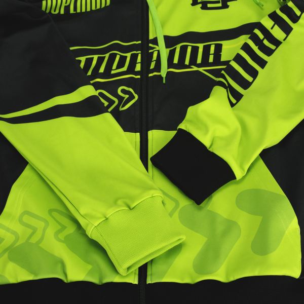 Custom Mens Active Zipped Hoodie — Detail