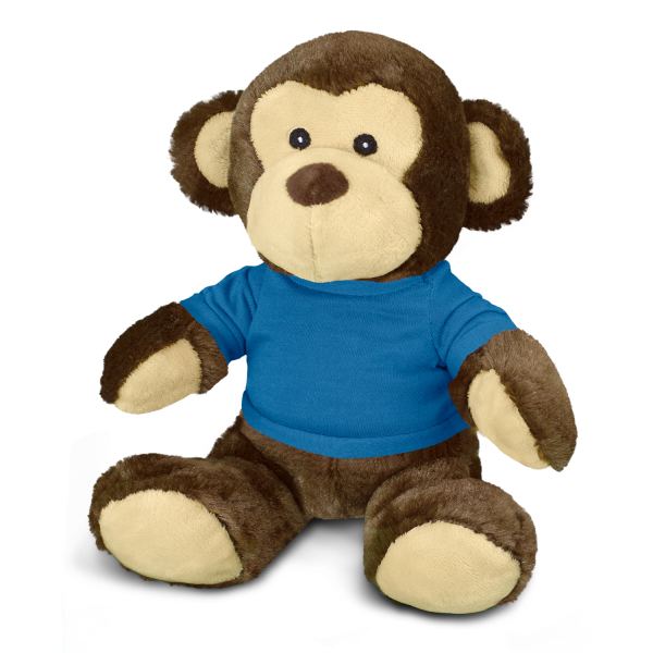 Monkey Plush Toy — Dark Blue