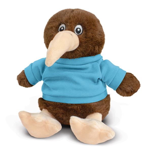 Kiwi Plush Toy — Light Blue