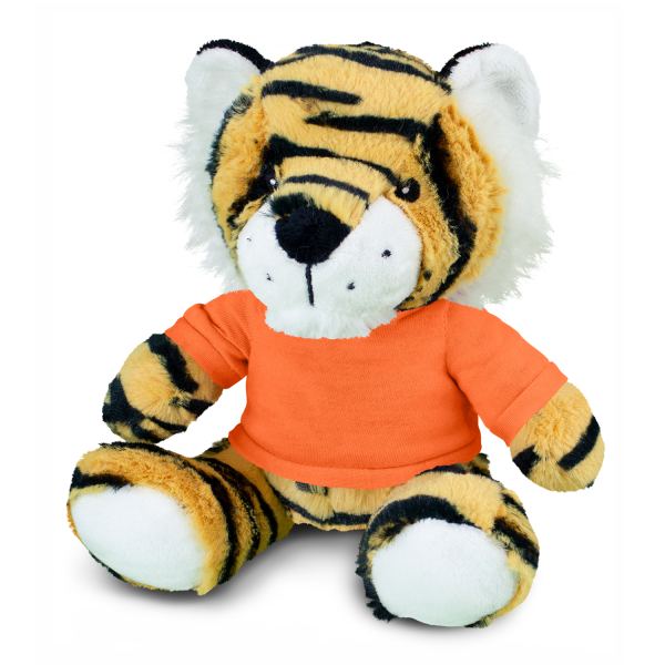 Tiger Plush Toy — Orange