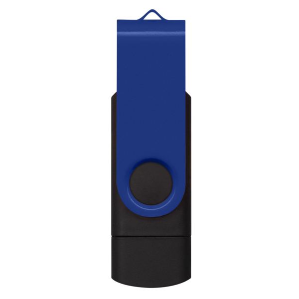 Helix 8GB Dual Flash Drive — Dark Blue