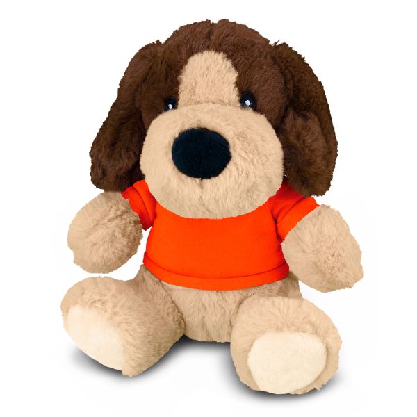 Dog Plush Toy — Orange