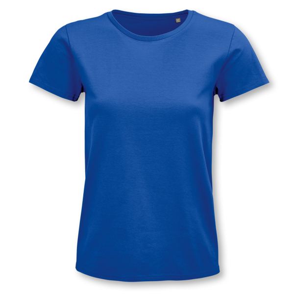 SOLS Pioneer Womens Organic T-Shirt — Royal Blue