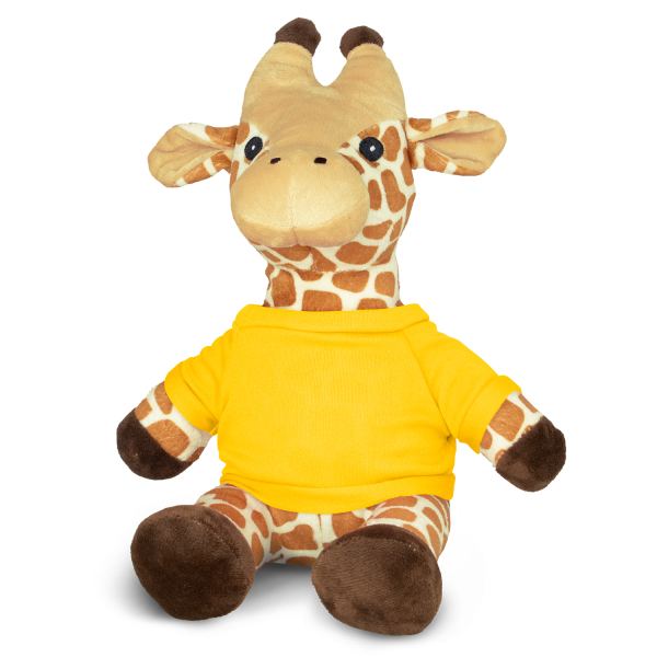 Giraffe Plush Toy — Yellow