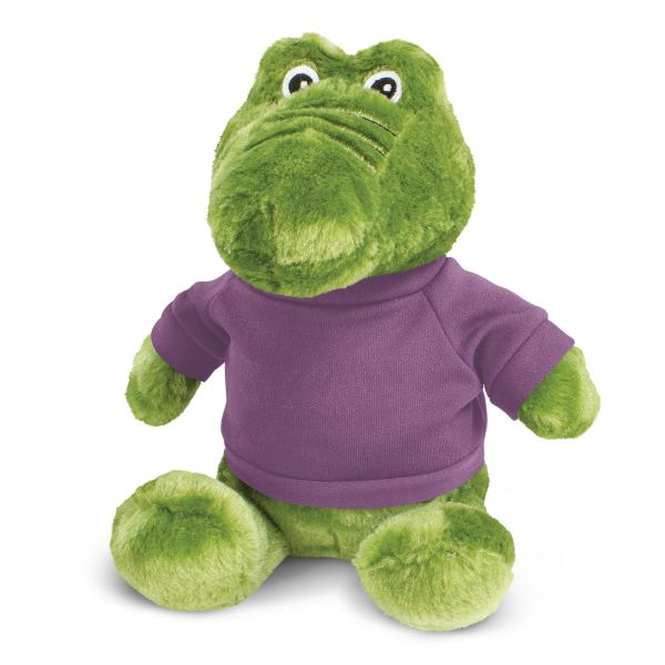 Crocodile Plush Toy — Purple