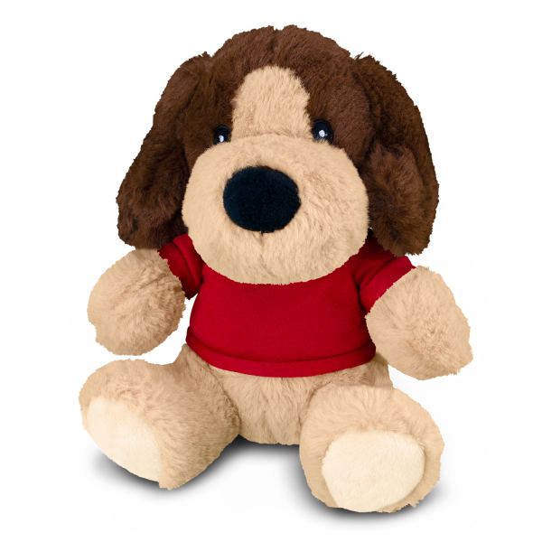 Dog Plush Toy — Red