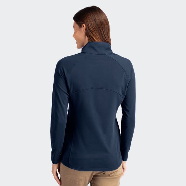 Cutter & Buck Adapt Womens Half Zip — Back