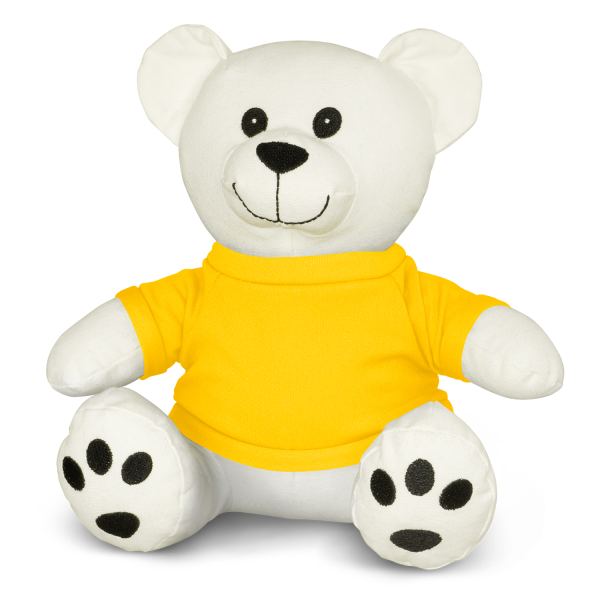 Cotton Bear Plush Toy — Yellow