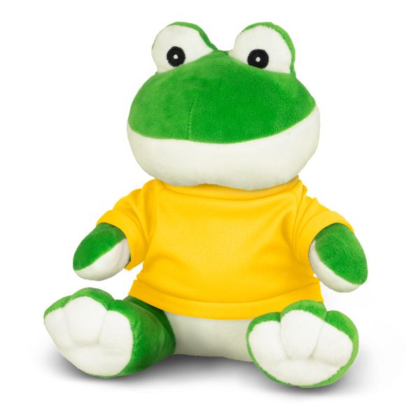 Frog Plush Toy — Yellow