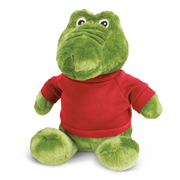 Crocodile Plush Toy — Red
