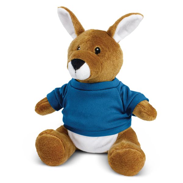Kangaroo Plush Toy — Dark Blue