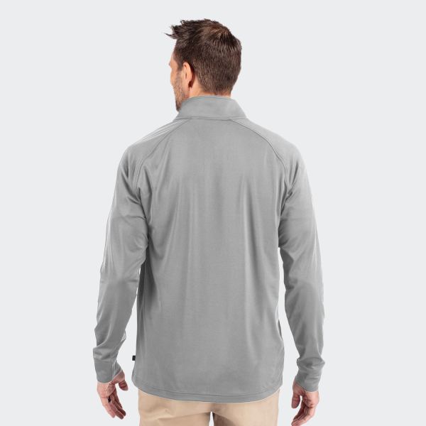 Cutter & Buck Adapt Mens Half Zip — Back