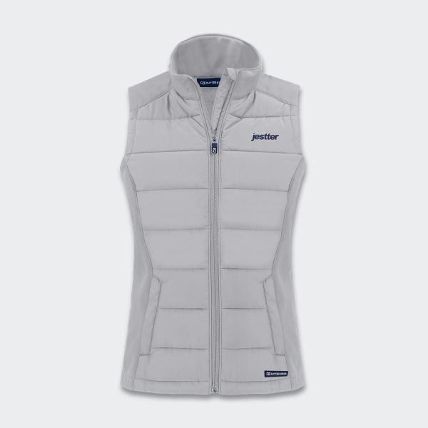 Cutter & Buck Evoke Womens Hybrid Vest — Branding