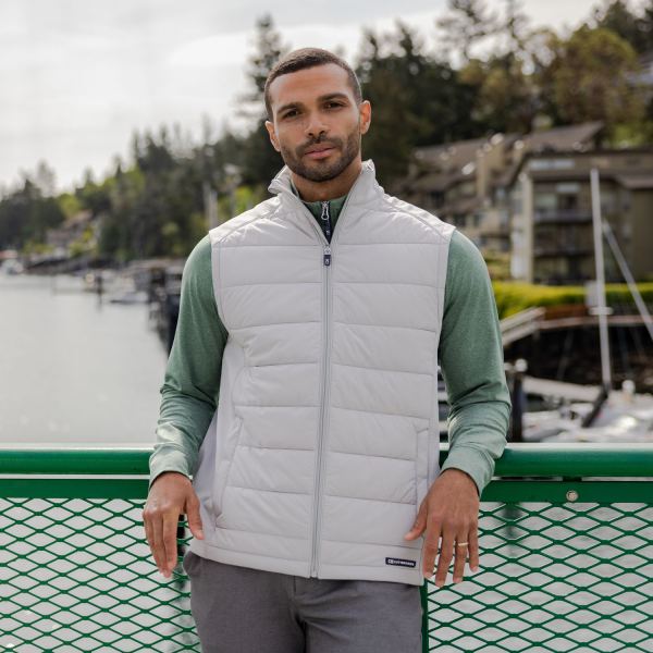 Cutter & Buck Evoke Mens Hybrid Vest — Feature