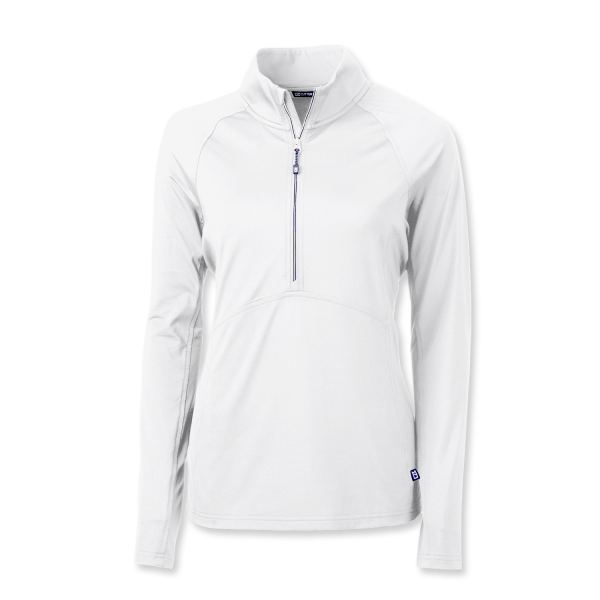 Cutter & Buck Adapt Womens Half Zip — White