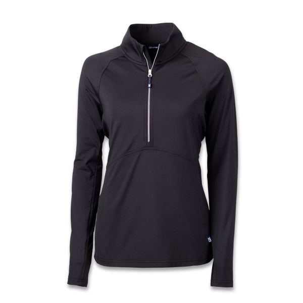 Cutter & Buck Adapt Womens Half Zip — Black