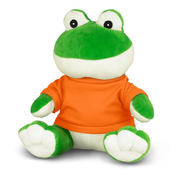 Frog Plush Toy — Orange
