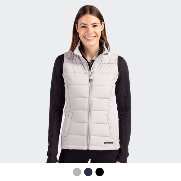 Cutter & Buck Evoke Womens Hybrid Vest