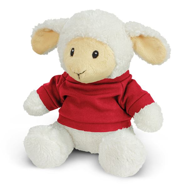 Lamb Plush Toy — Red