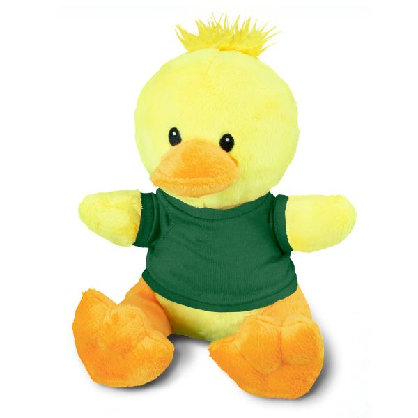 Duck Plush Toy — Dark Green