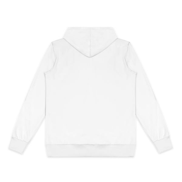 Custom Mens Active Zipped Hoodie — Unbranded Back